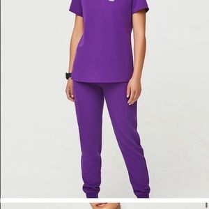 Figs discontinued scrub set magic purple